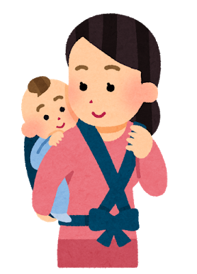 昔ながらのおんぶ紐